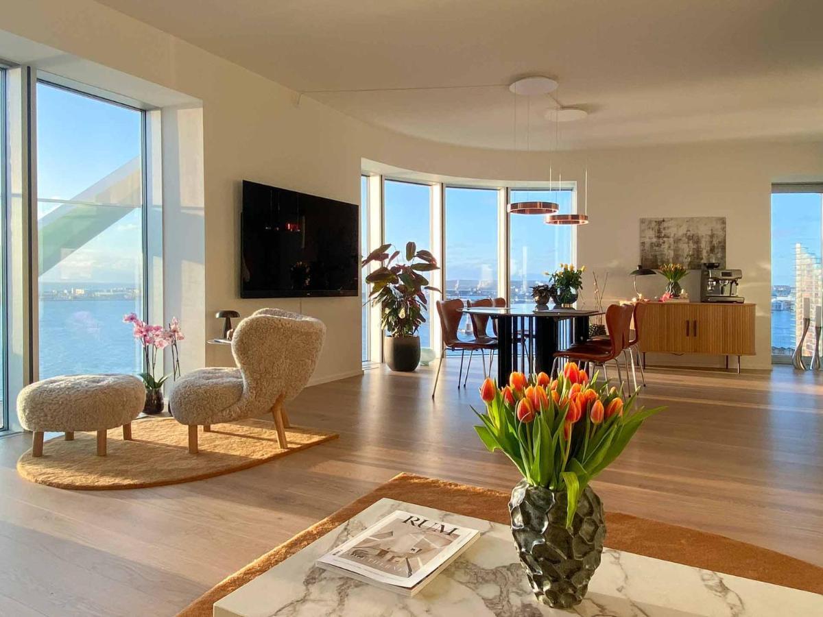 Amazing Sea View Apartment Århus Buitenkant foto
